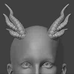 Ao Run horns for cosplay from Nezha