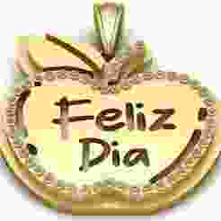 Apple “Feliz Día” Pendant – 3D Printable Jewelry Model