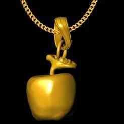 Apple pendant charm