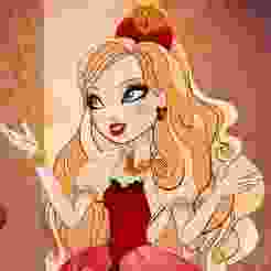 Apple White's crown from Ever after high.