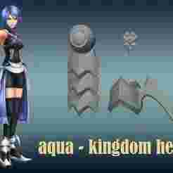 Aqua cosplay set from Kingdom Hearts