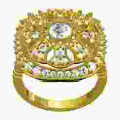 Art Deco Filigree Diamond Ring