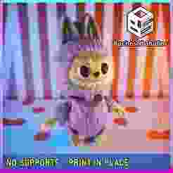 Articulated Labubu Keychain