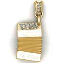 Astor Piazzolla Pendant 3d printable model