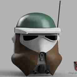 AT-RT Driver Clone Trooper Helmet Phase 2 ROTS Star Wars 1:1 Replica Cosplay