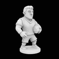 Athlete Cartoon Character 3D Printable Model