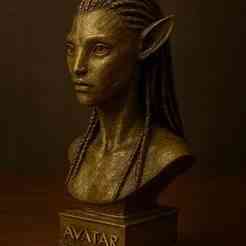 Avatar Trophy Decor – Neytiri Bust Statue
