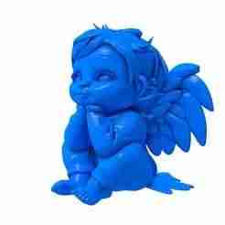 Baby Angel / Christmas Angel / Christmas Ornament /Cute Angel / All Saints Day Angel / angel / angel stl