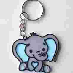 Baby elephant keychain