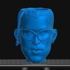 Bad Bunnyy Bad Bunnyy Bad Bunnyy Head Cup