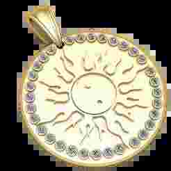 balance and harmony pendant 3D printable model