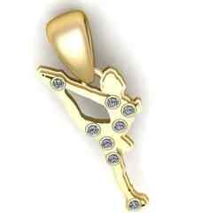Ballet Pendant 3D printable model