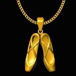 ballet shoes charm