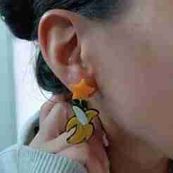 Banana Earrings