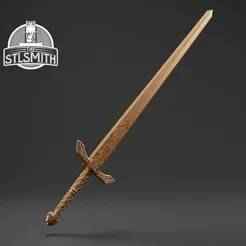 Banished Knight's Greatsword Elden Ring Life Size Prop STL