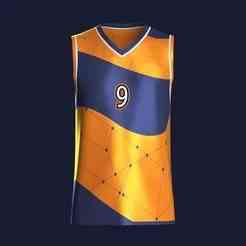 Basketball Jersey Player 09  Marvelous / Clo3d / obj / fbx
