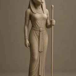 Bastet Statue STL File for 3D Printing