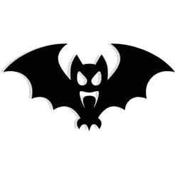 bat flying out of an open mouth 2 - 2D/3D Wall Art STL+SVG For CNC Router, Plasma, Waterjet, Laser & 3D Printer