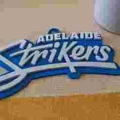 BBL Adelaide Strikers badge color printable and renderable