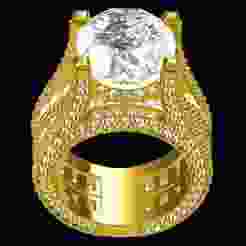 Beautyful Round Solitaire Diamond Ring for Women