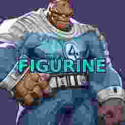 Ben Grimm Fantastic Four The thing Fantastic FOur Marvel Rivals Clothed Custom Figurine