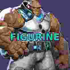 Ben Grimm Fantastic Four The thing Future FOundation Marvel Rivals Clothed Custom Figurine