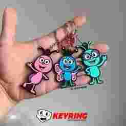 BICHIKITS KEYRINGS X3 | All the bichikits X3