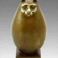 Big Chubby cat sculpture