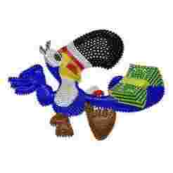 Bird Cartoon Character Hip Hop Pendant