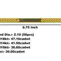 Black Diamond Cuban Chain Bracelet