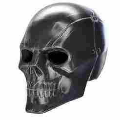 Black Mask Syndicate from Batman Arkham Knight real size - Mascara negra del Sindicato de Batman Arkham Knight tamaño real - Skull Mask - Calavera Mascara