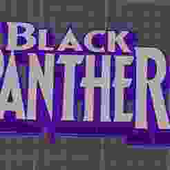 Black Panther Decorative Plate