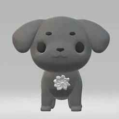 black puppy toy 3d printable model