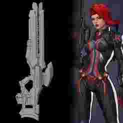 Black Widow - Rifle - Marvel Rivals Cosplay Prop