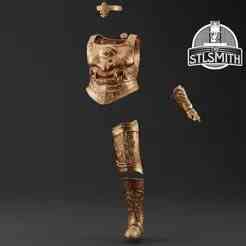 Blackflame or Fire Monk Armour Set Elden Ring Life Size Cosplay Prop STL