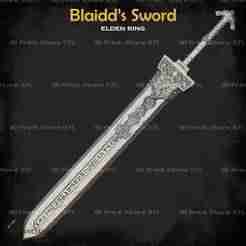 Blaidd Sword Cosplay Elden Ring - STL File 3D print model