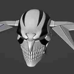 Bleach Ichigo Hollow Mask 3d model for cosplay
