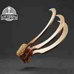 Bloodhound Claws Elden Ring Life Size Prop STL
