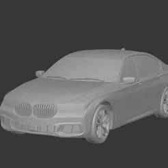 BMW M7 (G12) - Complete 3D Model (Printable)