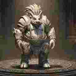 Boar Warlord – Tribal Champion of the Iron Plains