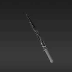 Boar Warrior's Jagged Blade - Collapsing Anime Sword Prop