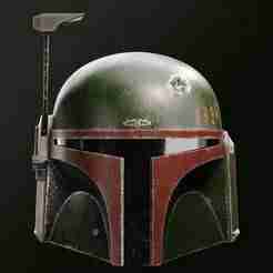 Boba Fett Helmet  - Star Wars - Separated for 3d print