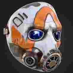 Borderlands Psycho Mask - 3D Printable Cosplay & Collectible Prop