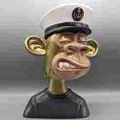 Bored Ape Yacht Club (BAYC) sailor figurine