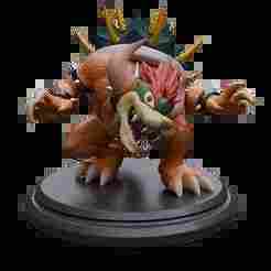 Boss Monster Figure – 3D Printable Fantasy Game Character STL (Jefe Mario Style)