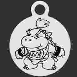 Bowser Jr Keyring
