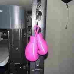 Boxing glove keychain