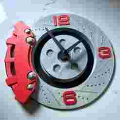 BRAKE DISC WALL CLOCK