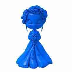 bridal gown / bridal dress / bride / Cartoon Bride / curly hair bride / Bride With Flowers / Corpse Bride / Ghostly Bride / Cute Bride