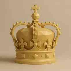 British Royal Crown 3D Model for Printing